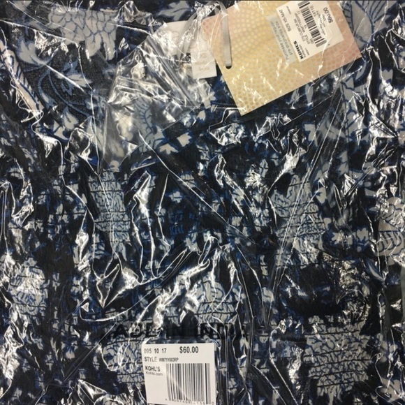 A:glow Maternity smocked print midi dress NWT - Picture 4 of 5